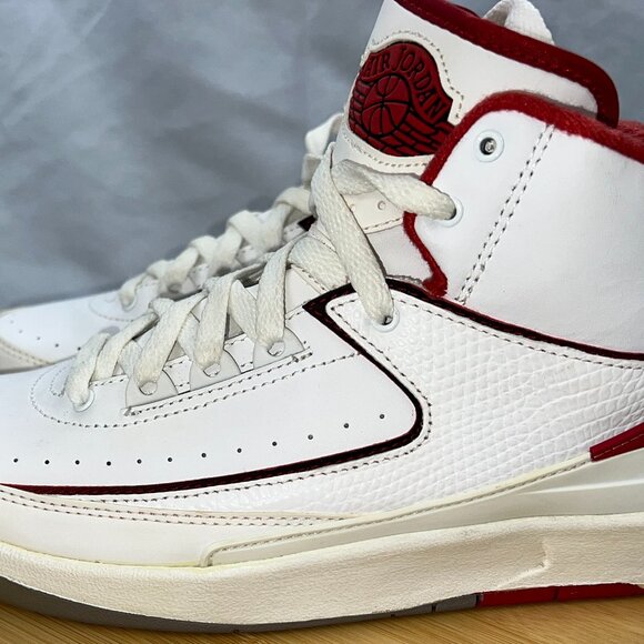 Nike Air Jordan 2 Retro Chicago Home 2014 4Y/WOMEN 5.5 395718-102 - Picture 1 of 9